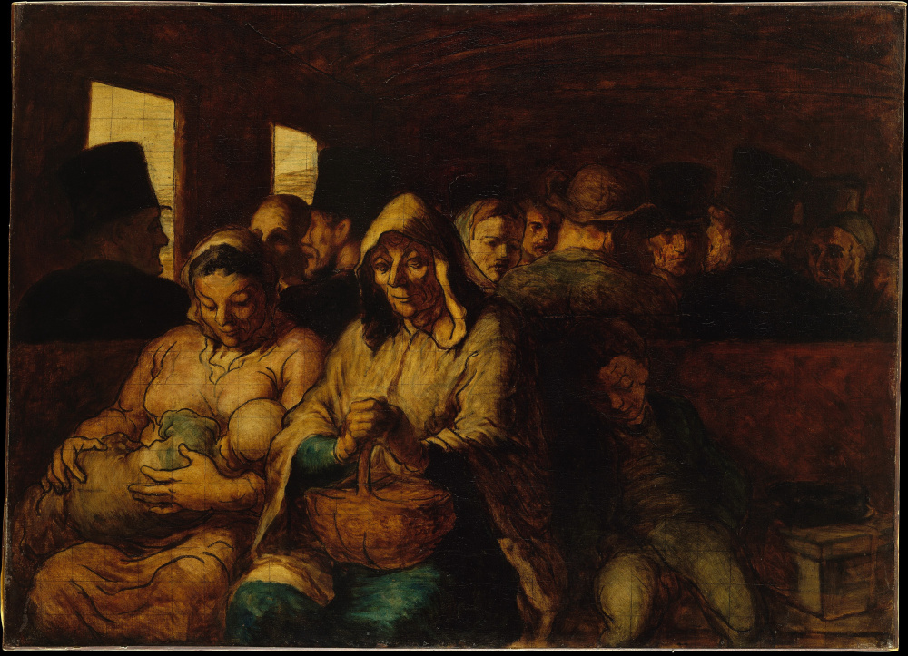 Honoré Daumier -  The Third-Class Carriage_The Metropolitan Museum of Art - 杜米埃.tif
